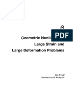 CE6102 - 6 - Geometric Nonlinearity - Large Strain and Large Deformation Problems