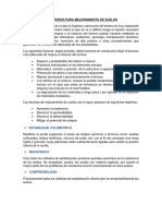 Criterios para Mejoramiento de Suelos y Calculo de Espesores