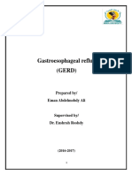 Gastroesophageal Reflux (GERD) : Prepared By/ Eman Abdelmobdy Ali