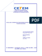 GOLD AND COPPER ELECTROWINNING FROM A GOLD PLANT WASTE SOLUTION by A.J.B. Dutra (EDocFind - Com) PDF