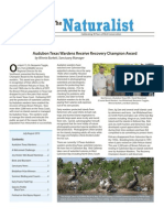 July-August 2010 Naturalist Newsletter Houston Audubon Society