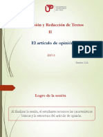 11A-ZZ04 El Artículo de Opinión (Diapositivas) 2017-3