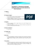 GUIDE D'ACCOMPAGNEMENT À L'INTENTION DU PERSONNEL SCOLAIRE - Participation Des Parents À La Réussite Éducative Des Élèves Du Primaire