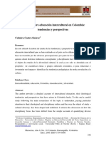 Estudios Sobre Educación Intercultural en Colombia: Tendencias y Perspectivas