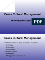 Cross Cultural Management Theory - CCM-3