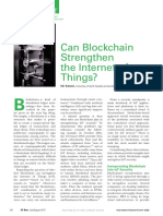 Can Blockchain Strenthen IoT