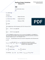 Design - Calcs - Coupling Beams 4-7