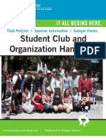 Student Club and Organization Handbook