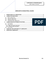 Lubricants in Industrial Gears: Ath Lubrication Plash Lubrication Rease Lubrication Ressure Feed Lubrication