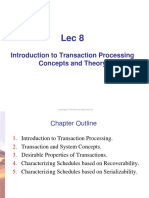 Introduction To Transaction Processing Concepts and Theory