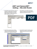 Biznet MetroNET and GamersNET Connection Setting Microtik Router