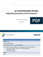 Bridging The Cost-Schedule Divide - Integrating Primavera and Cost Systems