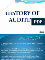 Auditing History