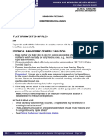 Flat or Inverted Nipples: Newborn Feeding