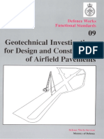 Geotechnical Investigations For Design and Construction of Airfield Pavements