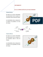 Choques de Cuerpos de Acuerdo A Su Velocidad, Direccion