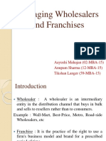 Managing Wholesalers N Franchises