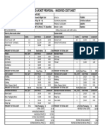 Modified Jacket Proposal Modified Cost Sheet