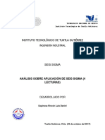 Analisis Sobre Aplicacion Seis Sigma