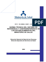 Norma Técnica N 018 - Referncia Contrareferencia SRC