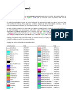 Colores en La Web PDF