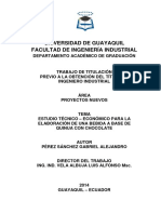 Tesis Bebida de Quinua Con Chocolate PDF