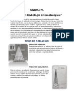 Unidad V Riesgos en Radiologia Estomatológica