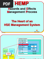 H E M P: Azards and Ffects Anagement Rocess