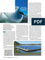 Civil Engineering: New Jersey Reservoir Features Floating Solar Panels Designed To Withstand Winter