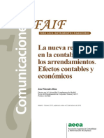 La Nueva Revolución en La Contabilidad de Los Arrendamientos. Efectos Contables y Económicos