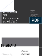 Evolución Del Periodismo en El Perú