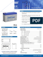 PS-1270 12 Volt 7.0 AH: Features