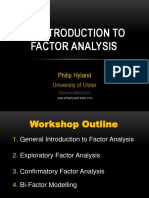 An Introduction To Factor Analysis: Philip Hyland