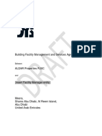 Building Facility Management and Services Agreement