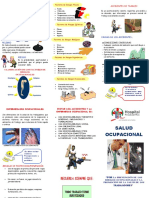   Triptico Que Es Salud Ocupacional