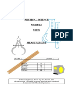 Physical Science C0601: Name: Class