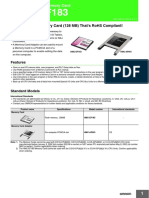 Hmc-Ef183: Large-Capacity Memory Card (128 MB) That'S Rohs Compliant!