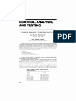 Analysis of Plating Solutions