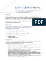 Curriculum Vitae Español