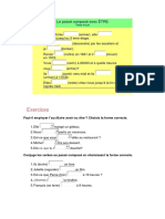 Le Passé Composé Avec ÊTRE