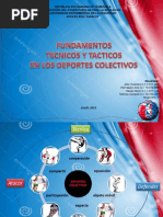 Fundamentos Tecnicos y Tacticos en Los Deportes Colectivos