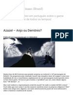 Azazel - Anjo Ou Demônio - The Binding of Isaac (Brasil)