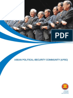 Fact Sheet On ASEAN Political Security Community APSC