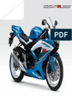 Catalogo Suzuki GSXR 600 2009