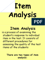 Item Analysis