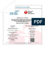 CPR Studentcertificate