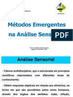 Métodos Emergentes de Análises Sensorial IFRJ