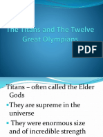 The Titans and The Twelve Great Olympians