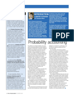 Probability Accounting: in Brief