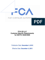 FCA US LLC Customer-Specific Requirements - December 4 2015 Release